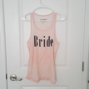 Pink Bride Tank